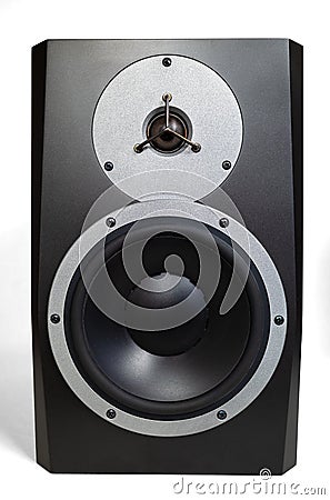 Audio speaker - studio monitor Stock Photo