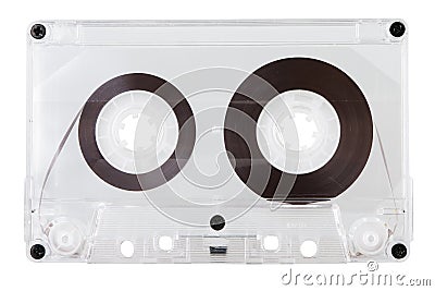 Audio tape cassette Stock Photo