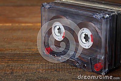 Audio tapes Stock Photo