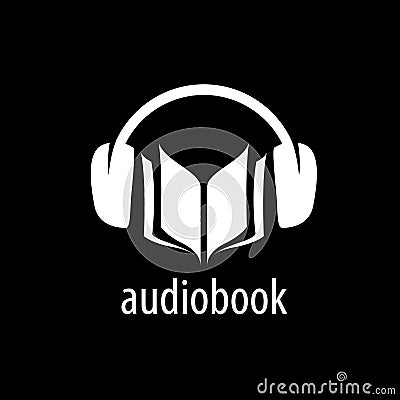 Audiobook. Vector logo template Vector Illustration