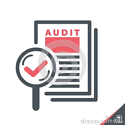 Audit concept. Vector Illustration