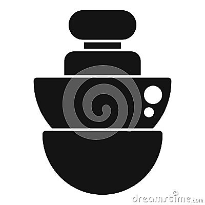 Auditory ear plug icon simple vector. Health care protection Vector Illustration