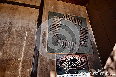 Audium the worlds only sound theater, 2. Editorial Stock Photo