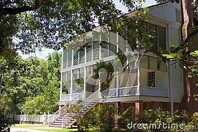 Audobon Plantation Home Stock Photo