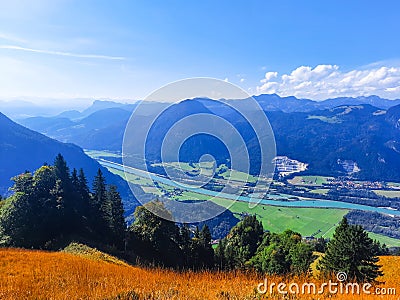 Hiking Bavaria Stock Photo