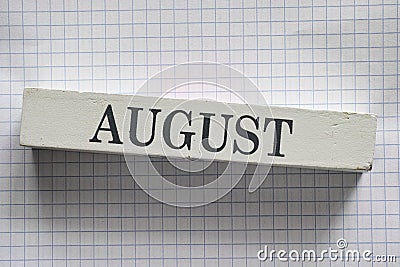 August Stock Photo