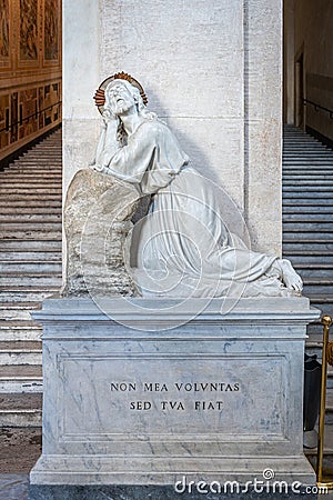 The Holy Stairs In Rome Editorial Stock Photo