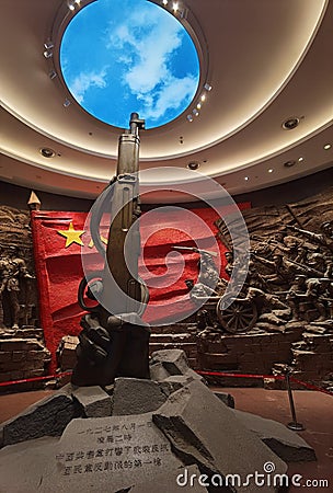 August 1st Nanchang Uprising Memorial Hall Editorial Stock Photo