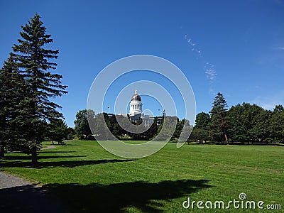 Augusta, Maine Capitol 2 Stock Photo