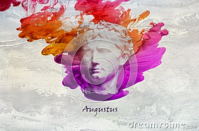 Roman Emperor Augustus Stock Photo