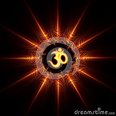 AUM symbol Stock Photo