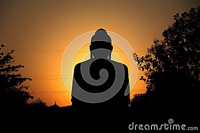 Aura of Budha Stock Photo