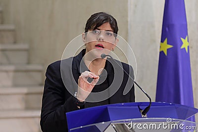 Laura Codruta Kovesi - Romania Anticorruption Editorial Stock Photo