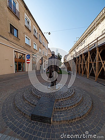 Aurel Lazar street, Oradea, Romania Editorial Stock Photo