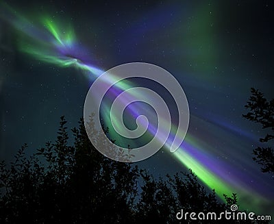 Aurora Borealis Stock Photo