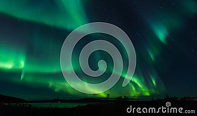 Aurora Borealis Stock Photo