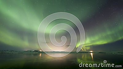 Aurora Borealis Stock Photo