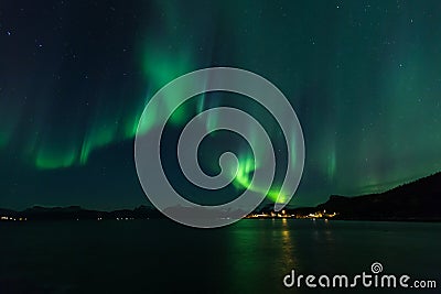 Aurora Borealis Stock Photo