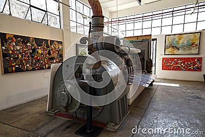 The Aurora Fabrica Art Gallery at San Miguel de Allende, Mexico Editorial Stock Photo