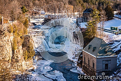 Ausable Chasm Building - Keeseville, NY Stock Photo