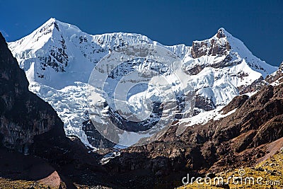Ausangate Andes mountains in Peru Stock Photo