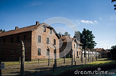 Auschwitz-Birkenau Editorial Stock Photo