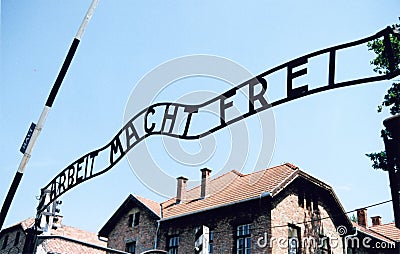 Auschwitz-Birkenau Editorial Stock Photo