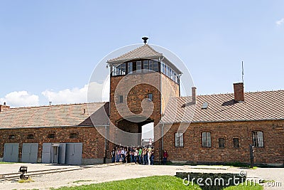 Auschwitz-Birkenau, concentration camp, Poland Editorial Stock Photo