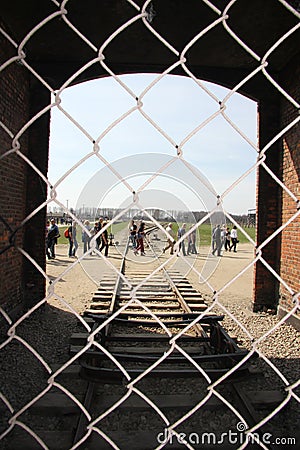 Auschwitz 2 â€“ Birkenau - 9 Editorial Stock Photo