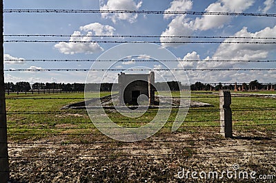 Auschwitz Nazi Germany concentration camp in occupied Poland Editorial Stock Photo