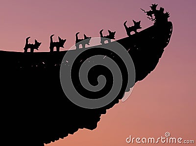 Auspicious beast Stock Photo