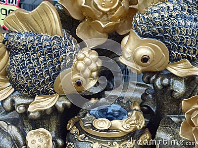 Auspicious carving products Stock Photo