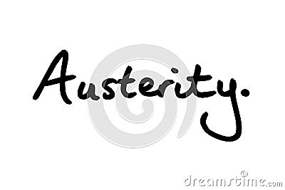 Austerity Stock Photo