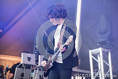 M83 in concert at Austin City Limits Editorial Stock Photo