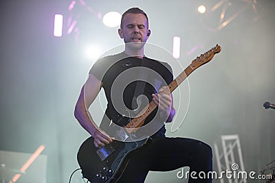 M83 in concert at Austin City Limits Editorial Stock Photo