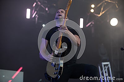 M83 in concert at Austin City Limits Editorial Stock Photo