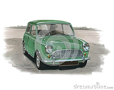 Austin Mini MkI Editorial Stock Photo