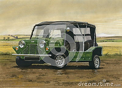 Austin Mini Moke Editorial Stock Photo