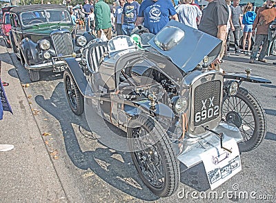 Austin raced at Brooklands in 1925 Editorial Stock Photo