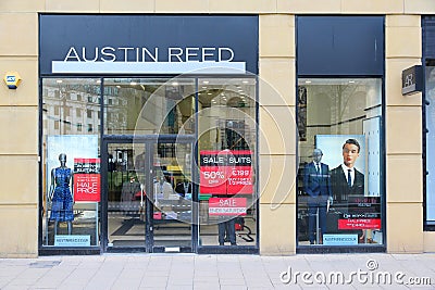 Austin Reed upmarket fashion Editorial Stock Photo