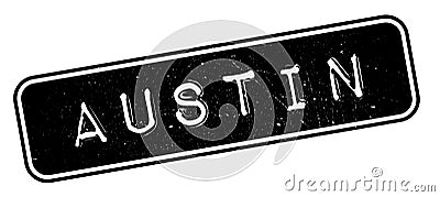 Austin rubber stamp Vector Illustration