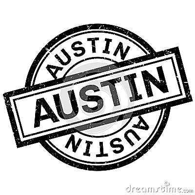 Austin rubber stamp Stock Photo
