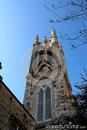 Austin Saint Mary Cathedral Stock Photo