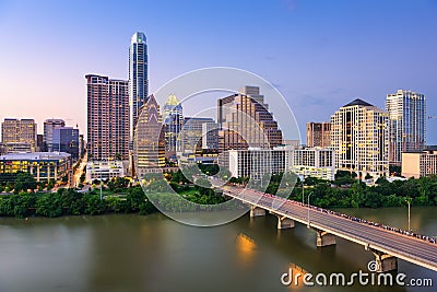 Austin texas Skyline Stock Photo