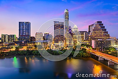 Austin Texas Skyline Stock Photo