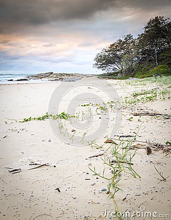 Australia Beach Sunrise Stock Photo