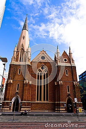 Australia City of Perth St. Andrew church Editorial Stock Photo