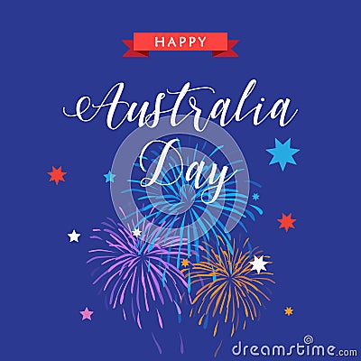 Australia day Vector Illustration