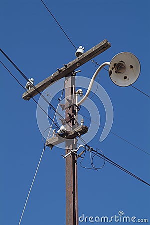 Australia, lamppost Stock Photo