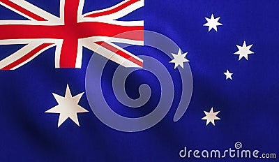 Australia Flag Stock Photo